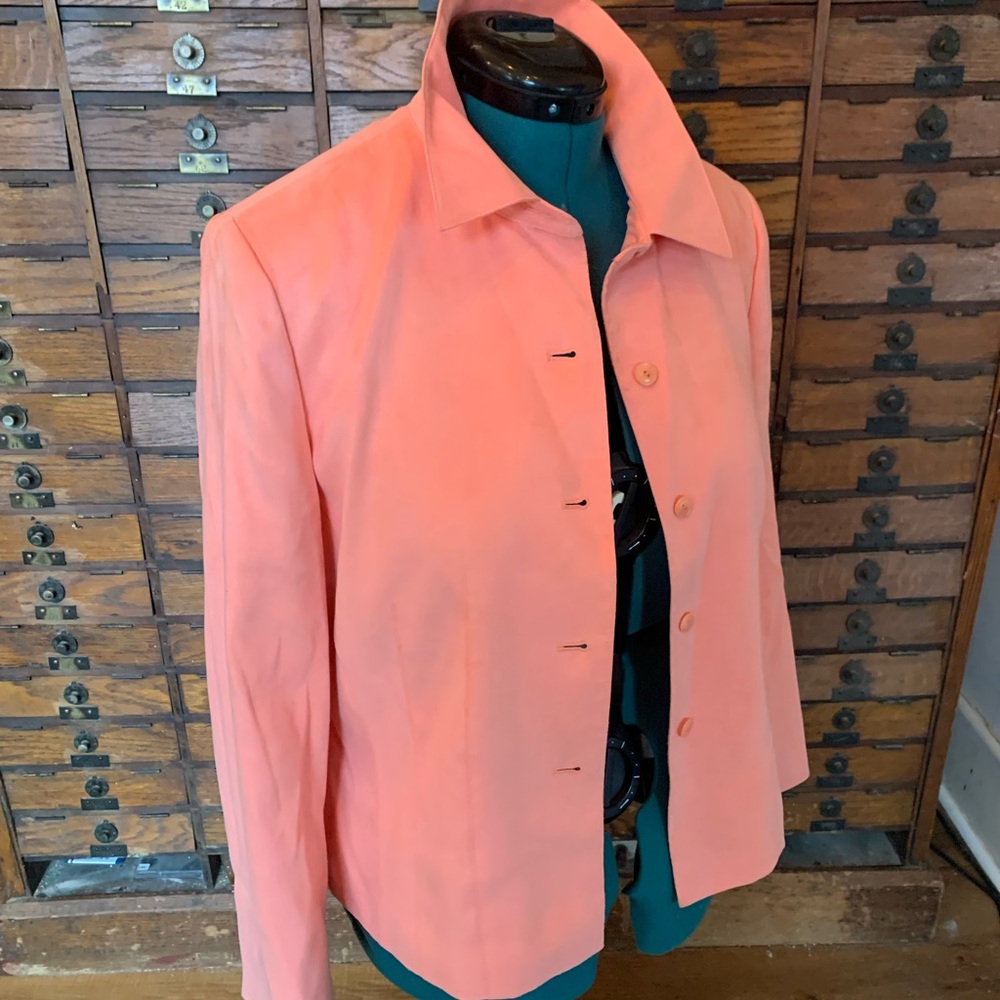 Talbots Women's Peach Blazer